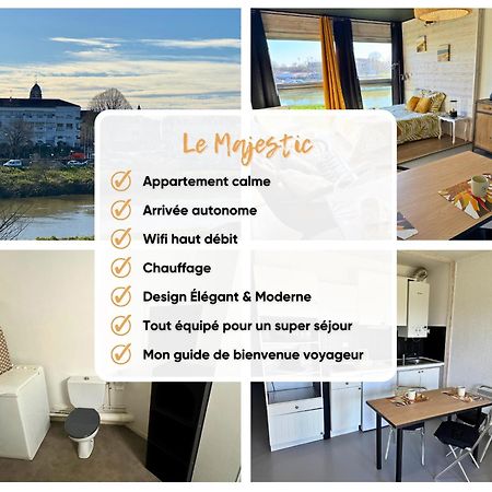 Appartement Majestic - Wifi - Parking - Vue à Dax Extérieur photo